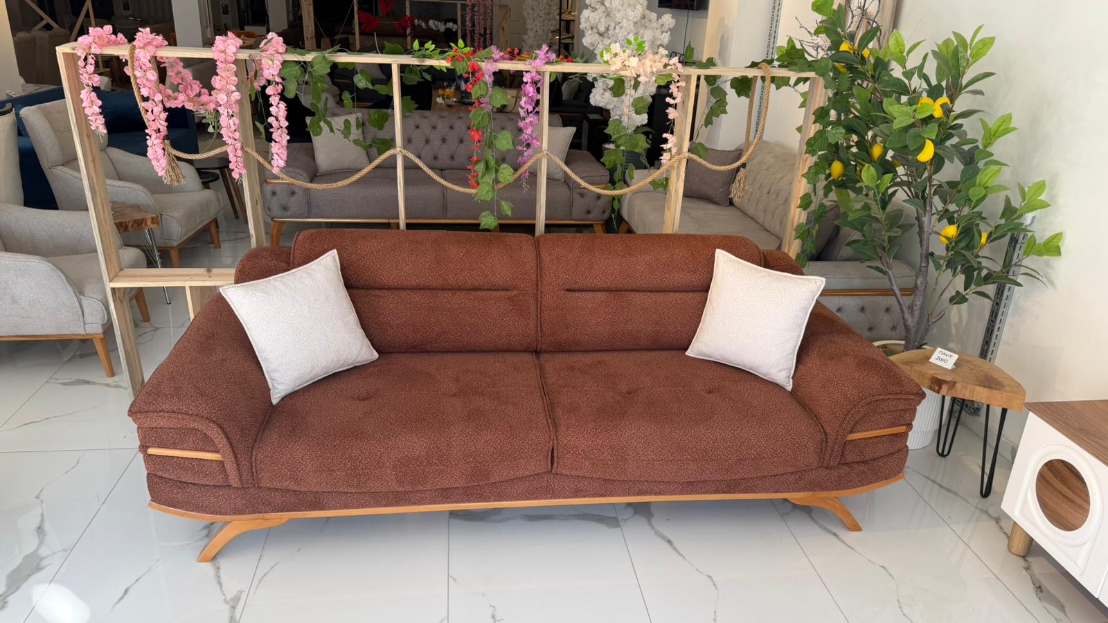 YONCA  YATAK OLABİLEN 3 LÜ KOLTUK